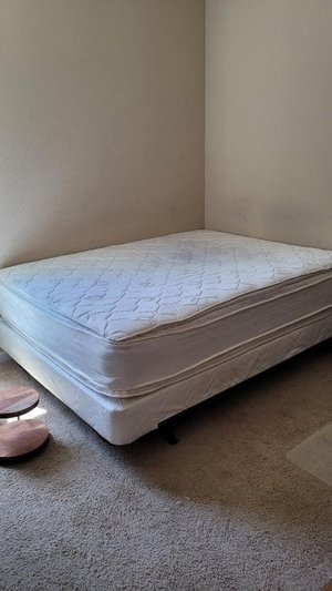 Photo of free Queen mattress,boxspring,head board (Damonte Ranch, Kentfield Park)