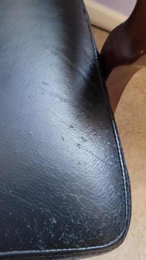 Photo of free Leather office chair (Damonte Ranch, Kentfield Park)