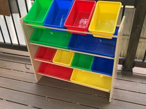 Photo of free Kids Colorful Storage shelves (Ballston, VA)