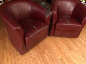Photo of free Two swivel chairs (New Fairfield ct)
