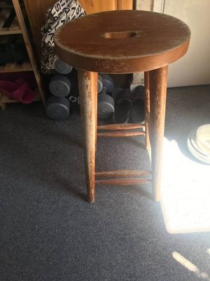 Photo of free 25” High Wooden Stool (Hockley SS5)