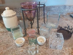 Photo of free Used Candle Holders & Candles (13 Mile Rd & Old Novi Rd)