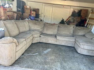 Photo of free Tan Sectional (Blacklick - Waggoner Chase)