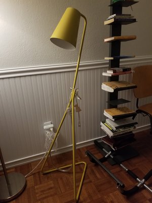 Photo of free Yellow floor lamp (Ashland)