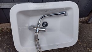 Photo of free large basin and long-arm tap (Henley-in-Arden)