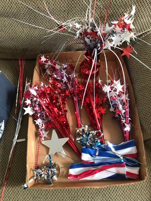 Photo of free July 4th decorations (West San Jose by Lynbrook High)