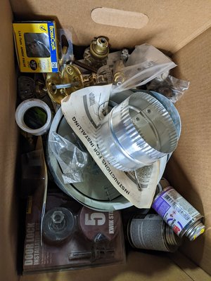 Photo of free Various plumbing and venting items (Jamaica Plain)