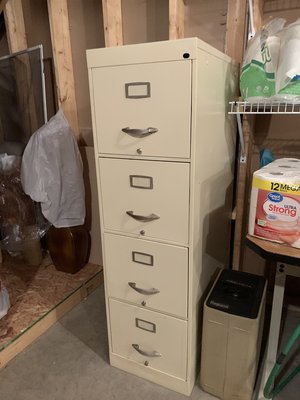 Photo of free Four Drawer Filing Cabinet (West Des Moines)