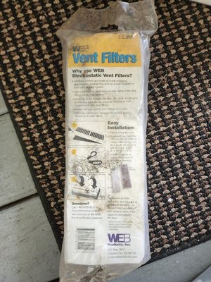 Photo of free Brand new pack of vent filters (Gumtree road winston salem)