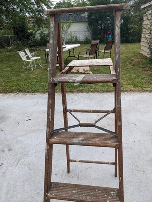 Photo of free wood ladder (60053)
