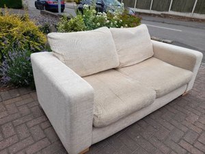 Photo of free Cream 3 seat sofa (Ruddington NG11)