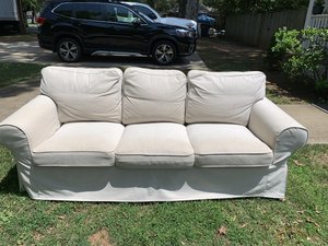 Photo of free Ikea Ektorp 3-seat sofa (Plaza Shamrock, Charlotte, NC)