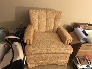 Photo of free Couch, various chairs, lamp (Santa Clara university)