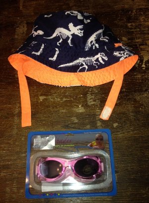 Photo of free Baby summer hat and goggles (Pierce Downer, Downers Grove)