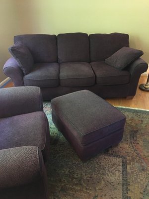 Photo of free Sofa, chair, and ottomam (Liberty Township)