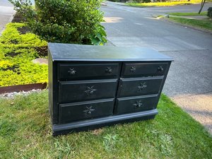 Photo of free Wood Dresser (25th Ave & East Olive St.)