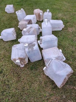 Photo of free Plastic containers 15 litre (Den of Lindores KY14)