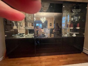 Photo of free Top half of mirrored china cabinet (Putnam Valley)