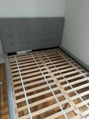 Photo of free Queen Size West elm bed frame (Williamsburg)
