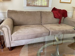 Photo of free Great family couch (Chevy Chase DC)