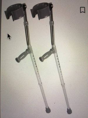 Photo of free Crutches (RestonWater resistant)