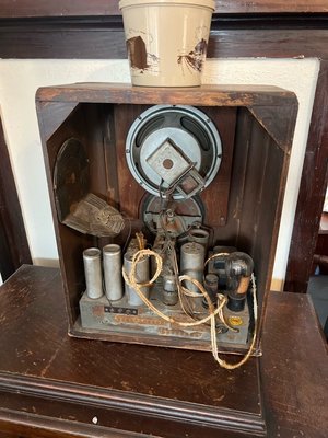 Photo of free Antique Tube Radio and tubes (Edgewood Town Center)