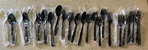 Photo of free 24 wrapped forks, spoons & sporks (St. Louis-Southampton)