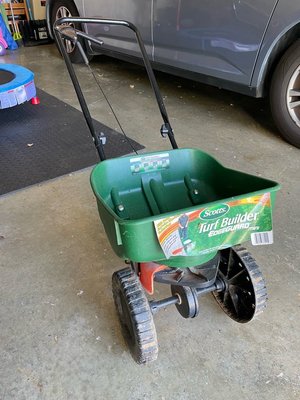 Photo of free Grass seed spreader (Cary)