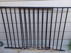 Photo of free Aluminium Fence Section (West Wichita, near Goddard)