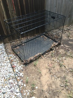 Photo of free Dog cage (Euless, TX)