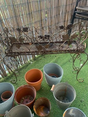 Photo of free Metal planter and pots (BR3)