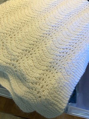 Photo of free Knitted baby blanket (Don Mills Rd & Lawrence)