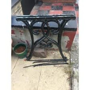 Photo of Cast iron bench ends or table ends (Woodley RG5)