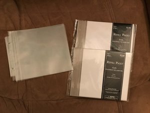 Photo of free 6x6 inch postbound album pages (Darien (near police dept.))