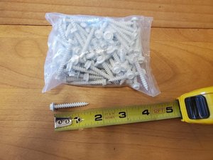 Photo of free bag white screws (South Bellevue)