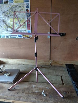 Photo of free Pink music stand (Dearham)