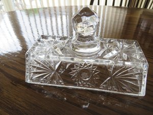 Photo of free Crystal lid for butter (Churchill Meadows)