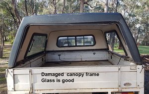 Photo of free Ute Canopy 6' x 7' Tray (Bend of Islands 3097)