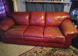 Photo of free Premium Leather Sofa (Tacoma)