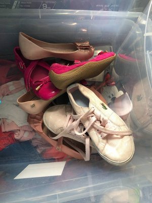 Photo of free 4 pairs of girls size C11 shoes (Brinsworth S60)