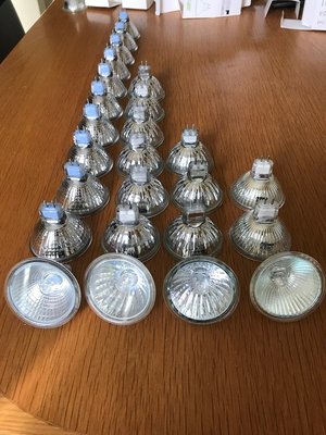 Photo of free Halogen downlight bulbs MR16 (Brockham)