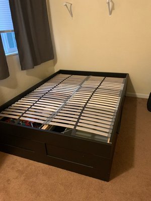 Photo of free Full size IKEA bed (NE Seattle)
