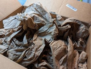 Photo of free Crinkled Kraft paper for packing (Benbrook Lakeside)