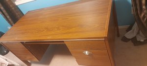 Photo of free Solid wood desk (West springs)