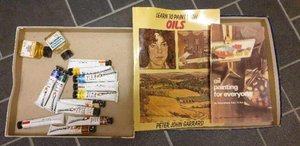 Photo of free Oil painting books and paints (Melbourne DE73)