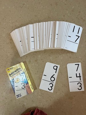 Photo of free Subtraction Flashcards (Southampton)