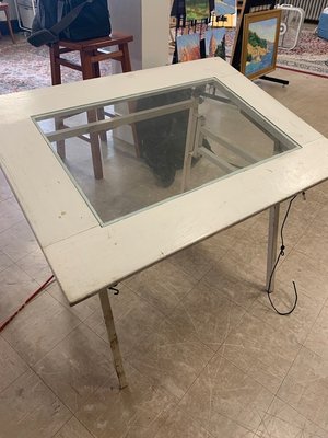 Photo of free Drafting table with glass insert (N.L.R. Camp Robinson area)