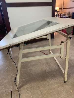 Photo of free Drafting table with glass insert (N.L.R. Camp Robinson area)