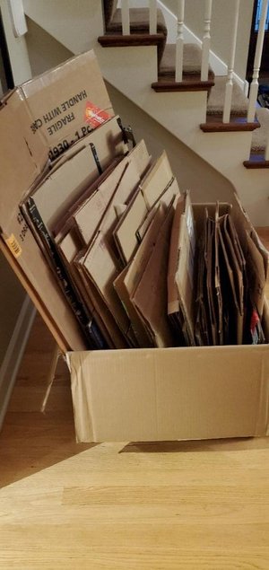 Photo of free Boxes for Moving, etc. About 30 (Elmhurst, First and N Highland)