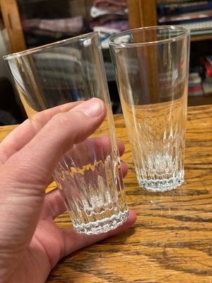Photo of free 2 small glasses (11/Farmington area.)
